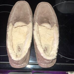 UGG Women's Tan Suede Slippers